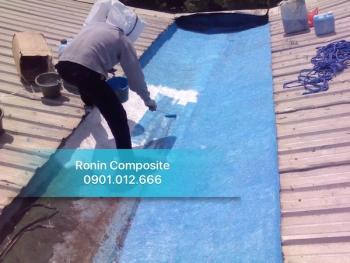 Phủ Composite bể XLNT nhà máy BHFlex - KCN Khai Quang - Vĩnh Phúc